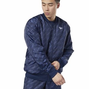 Reebok Classic Bomber Jacke Herren - Navy - DE 306-DCM